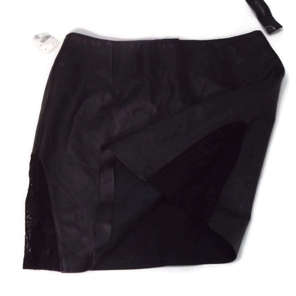 Identify Size 6 Soft Leather & Lace Sides SKIRT - Picture 8 of 8